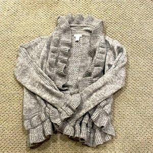 Chico’s Women’s Ruffle Cardigan